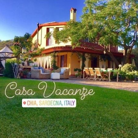 Casa Vacanze Richi&Michi Chia Villa Bagian luar foto